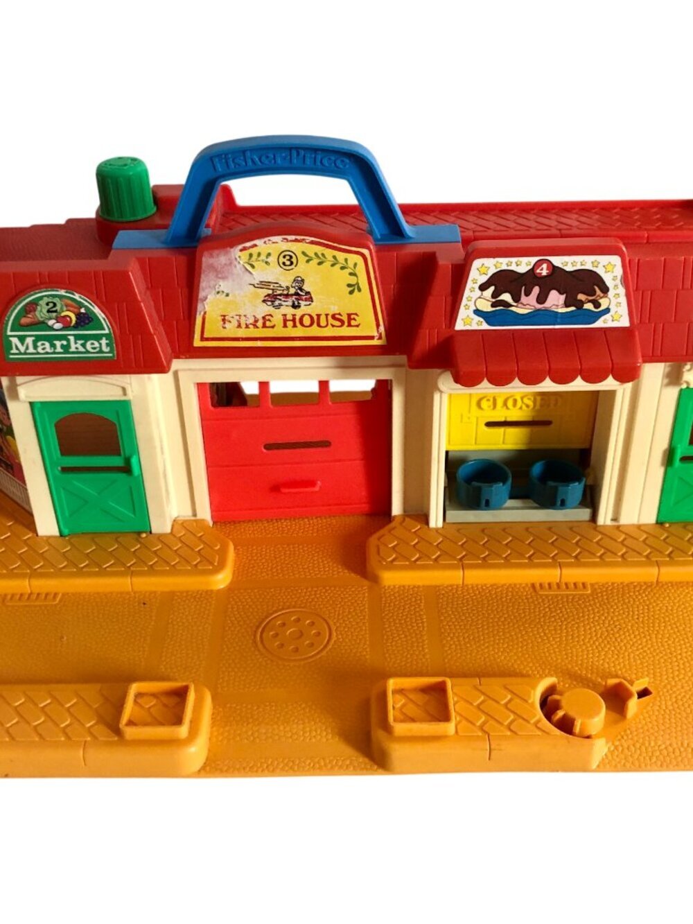 Fisher Price Little People Main Street House Village Mail #2500 Vintage 1986